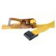 2" X 27' POLYESTER RATCHET TIE DOWN STRAP WITH FLAT HOOK EACH END - 2 INCH RATCHET TIE DOWNS